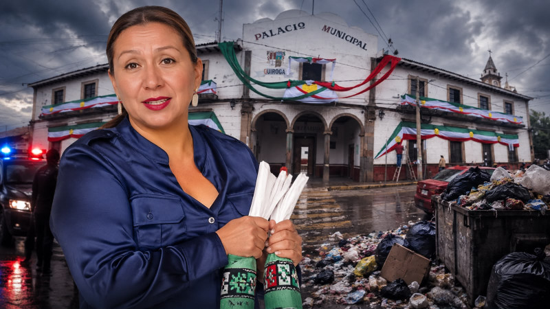 Fiestas Patrias en Quiroga, Michoacán: entre deuda, inseguridad y servicios rezagados, el gobierno de Alma Mireya González enfrenta su propia prueba de soberanía 