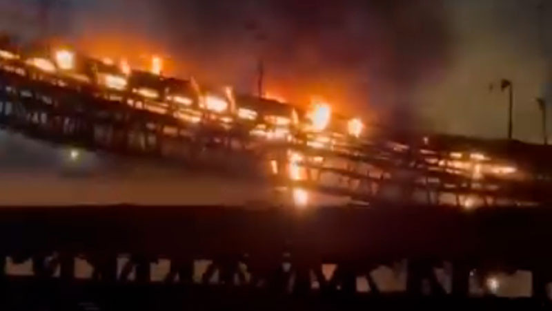 Se incendia banda transportadora en Arcelor Mittal de LC, Michoacán 