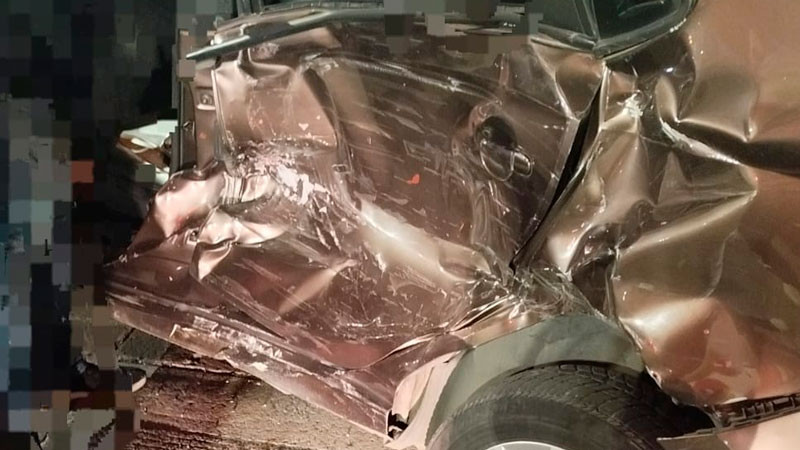 Accidente vehicular en Zitácuaro, Michoacán deja dos heridos 