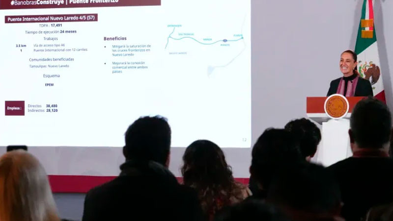Sheinbaum destaca avance en programa de infraestructura carretera; cuenta con inversión millonaria  