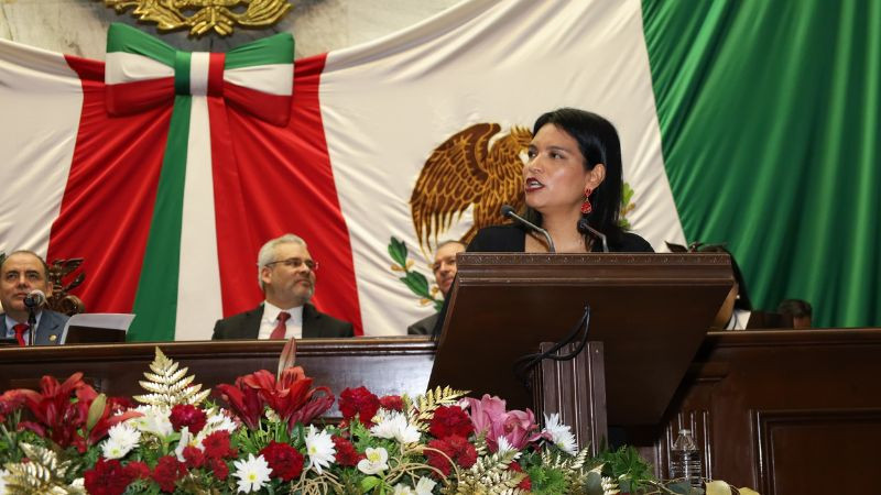 Bedolla le cumple a Michoacán, afirma Erendira Isauro al contestar al Quinto Informe de Gobierno 