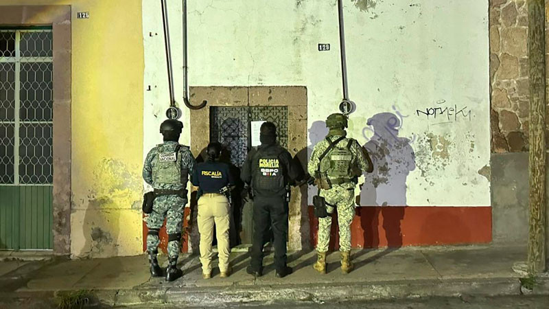 Tras cateos en Morelia, Michoacán aseguran más de 2 mil dosis de sustancias ilícitas 
