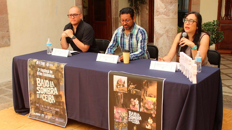 Invita SeCultura Morelia a 2º Festival de Artes Escénicas ‘Bajo la Sombra de La Ceiba’ 