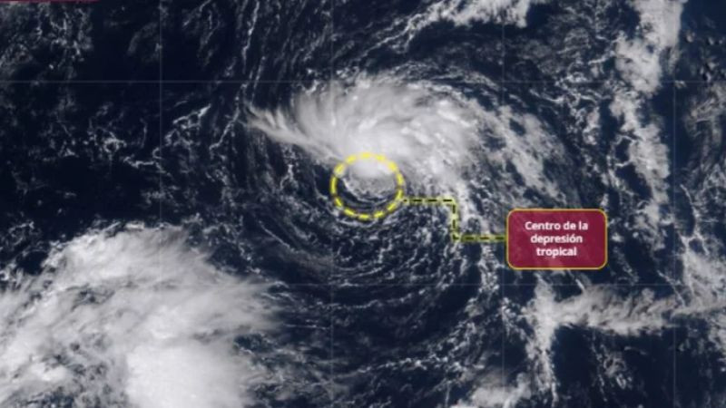 Depresión tropical Seis no representa riesgo para México; prevén lluvias en varios estados 