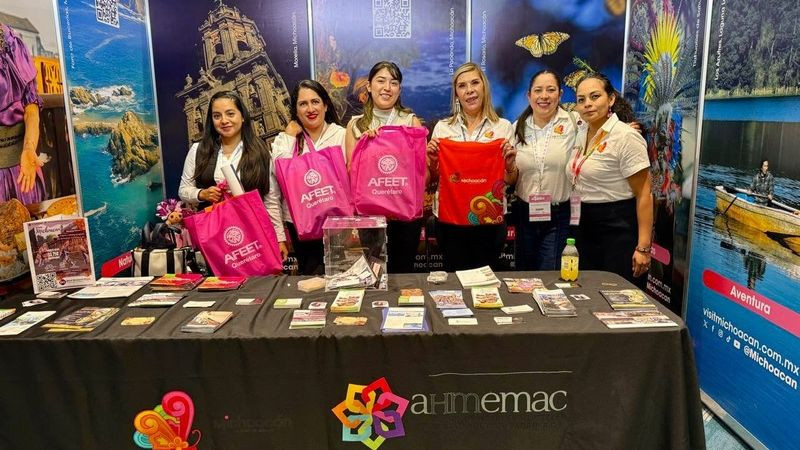 Impulsa Michoacán conectividad comercial y turística en la Expo AFEET Querétaro 2026 