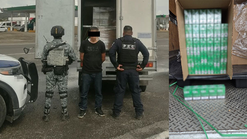 Aseguran 228 mil cigarros sin documentación en Guanajuato 