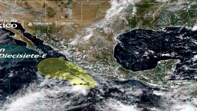 'Polo' podría convertirse en huracán categoría 3 cerca de Michoacán 