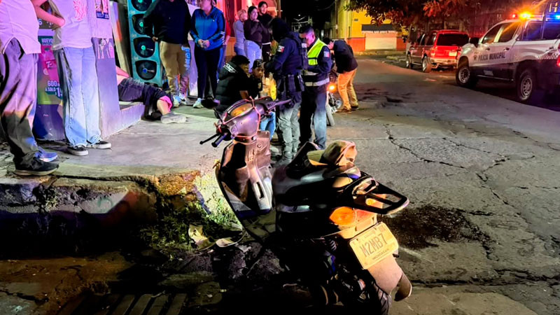 Accidente de motocicletas en Zamora, Michoacán deja tres heridos 