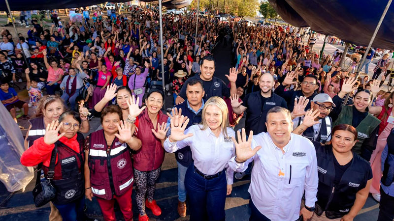 Barragán transforma la vida de miles de familias en Morelia 