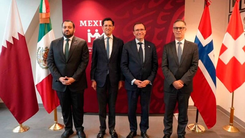 México, Noruega, Qatar y Suiza acuerdan fortalecer cooperación para prevenir conflictos 