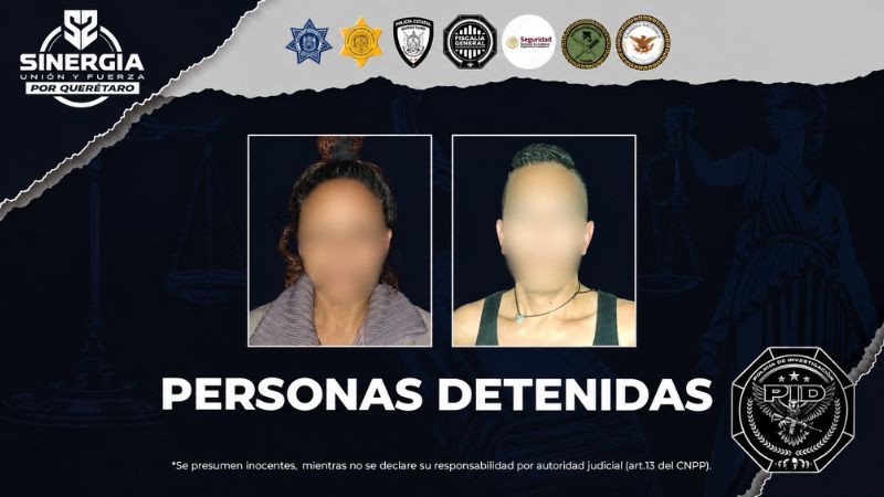 Detienen a dos personas tras cinco cateos simultáneos en Corregidora y El Marqués 