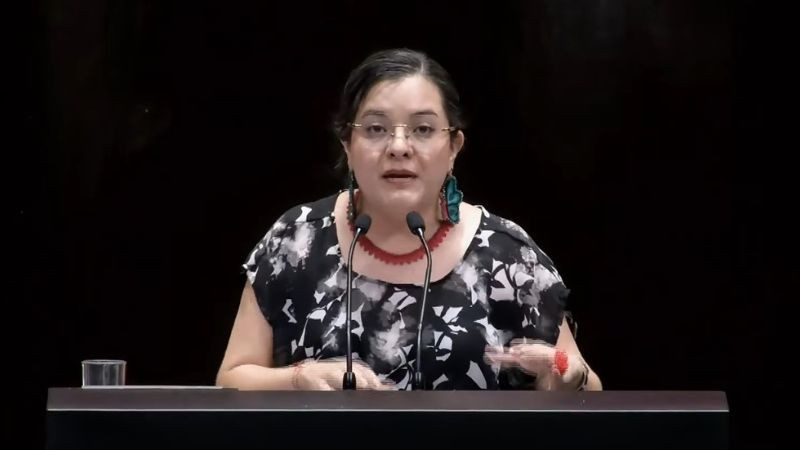 “¡Viva México y que mueran los traidores a la patria!”, dice diputada de Morena contra opositores 