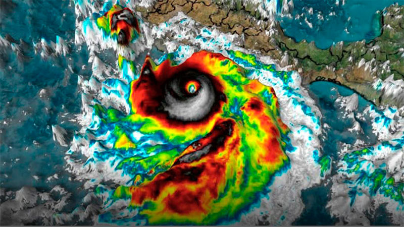 Huracán "Polo" mantiene categoría 5 y mantiene bajo vigilancia a cuatro estados 