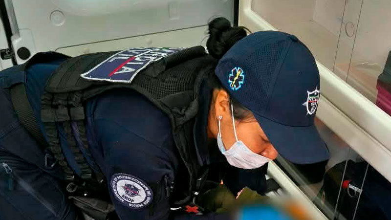 Atención vía 911 y de la GC, salva vida de un menor en Morelia, Michoacán 