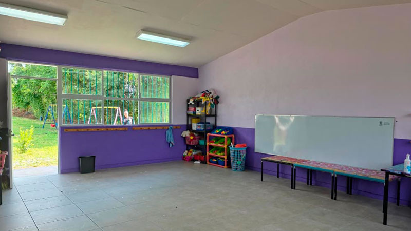 Alexis Velázquez inaugura rehabilitación del Jardín de Niños 