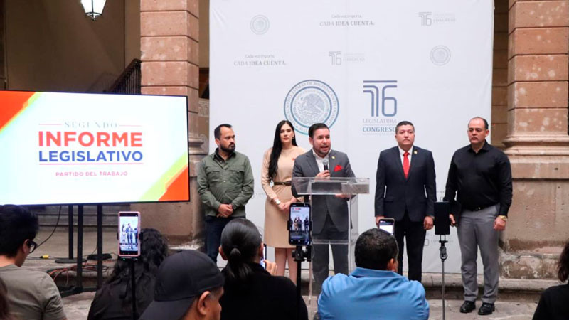 Presenta GPPT su segundo informe de actividades legislativas 