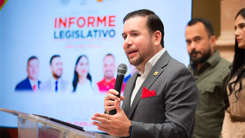  Destaca Reyes Galindo fortaleza, unidad y productividad del GPPT en su segundo año de actividades legislativas 