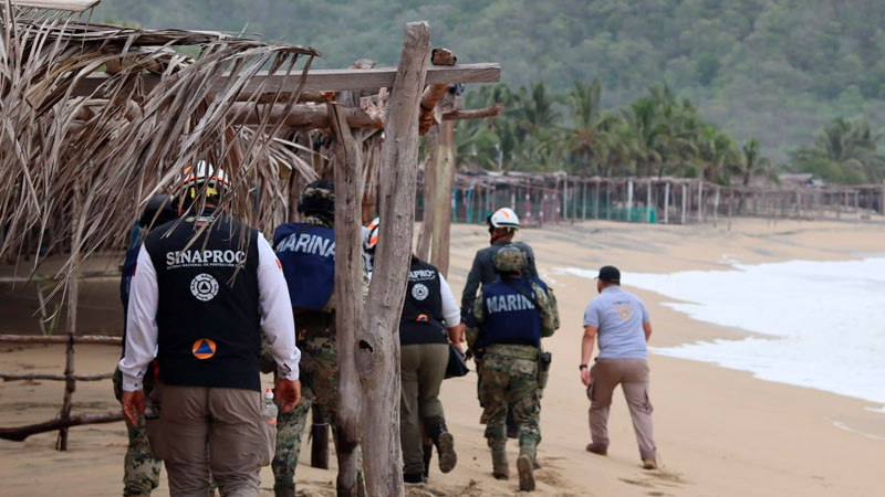 Mantienen despliegue de autoridades por riesgos relacionados con el huracán 'Polo' 