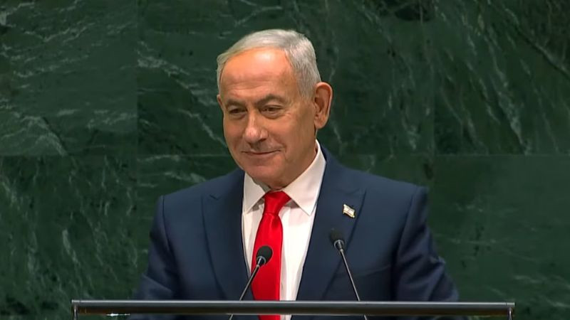 Delegaciones abandonan Asamblea de la ONU durante discurso de Benjamín Netanyahu 