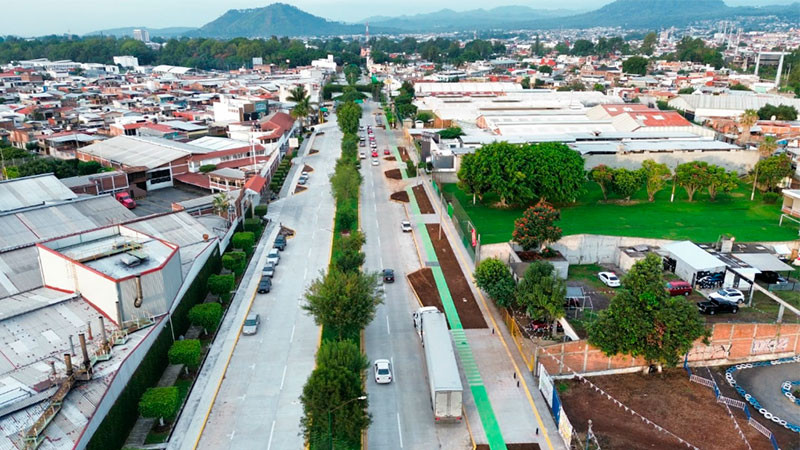 Boulevard Industrial de Uruapan listo para inaugurarse: Sedum 
