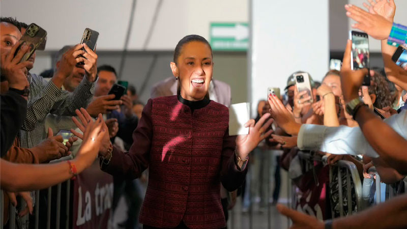 Sheinbaum destaca apoyos y nuevas obras para Puebla 