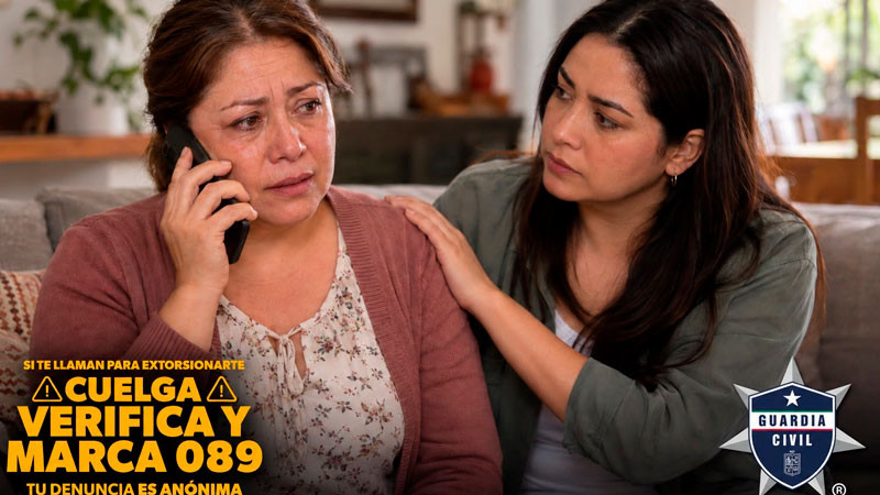 ¿Alguien cercano recibió una llamada de extorsión? Así puedes acompañarlo 