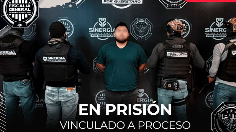 “El Metro”, generador de violencia en el bajío del país,  en prisión por delitos contra la salud y cohecho; fue detenido tras operativos Sinergia ejecutados en Querétaro y Pedro Escobedo 
