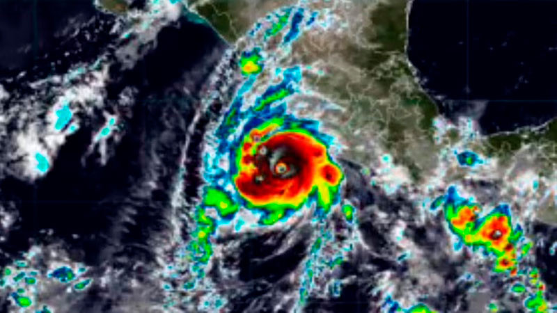'Polo' retoma fuerza y vuelve a ser huracán categoría 5 cerca de las costas mexicanas 