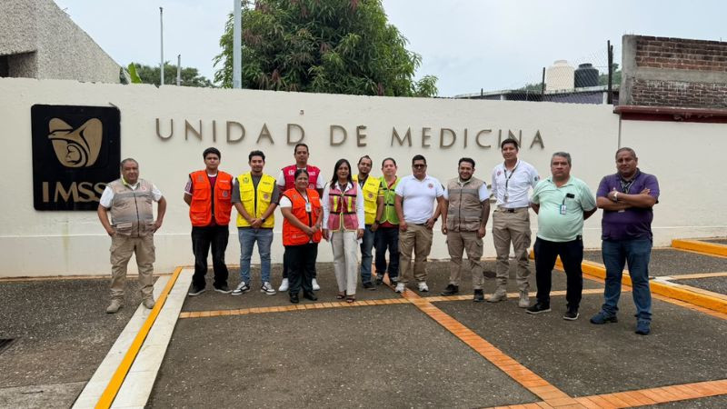 Sesiona Comité de Protección Civil del IMSS Michoacán ante huracán ‘Polo’ 