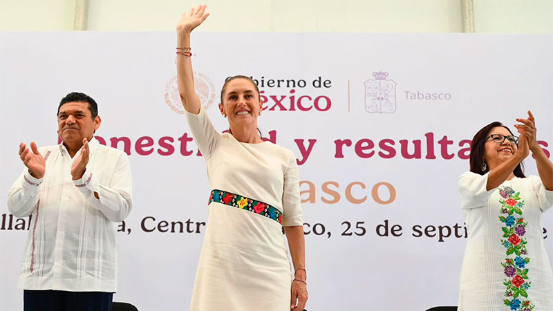 Sheinbaum anuncia nuevo Libramiento Sur y más de 30 mil mdp en obras para Tabasco 