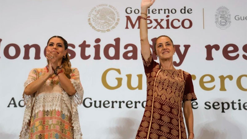 Guerrero recibirá nuevas obras educativas, carreteras y de reconstrucción: Sheinbaum 