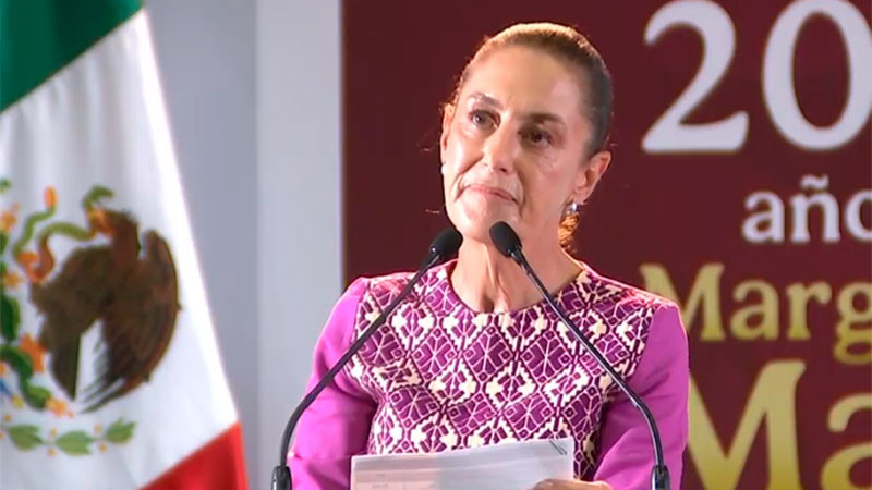 Programas del Bienestar es devolverle al pueblo lo que pagó en impuestos, afirma Sheinbaum desde Michoacán 