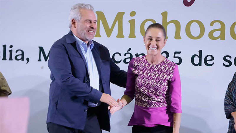 “No estás sola”: Bedolla respalda a Sheinbaum y destaca inversión histórica de 57 mil mdp para Michoacán 