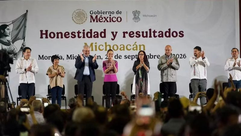 Alexis Velázquez destaca resultados durante informe de Claudia Sheinbaum 