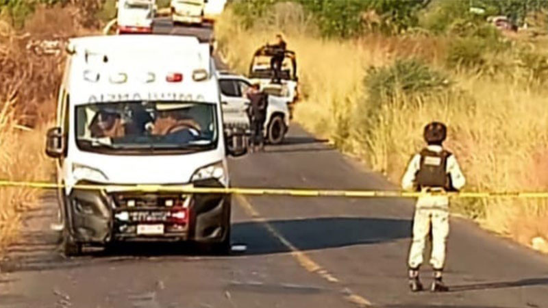 Muere motociclista tras accidentarse en Buenavista, Michoacán 