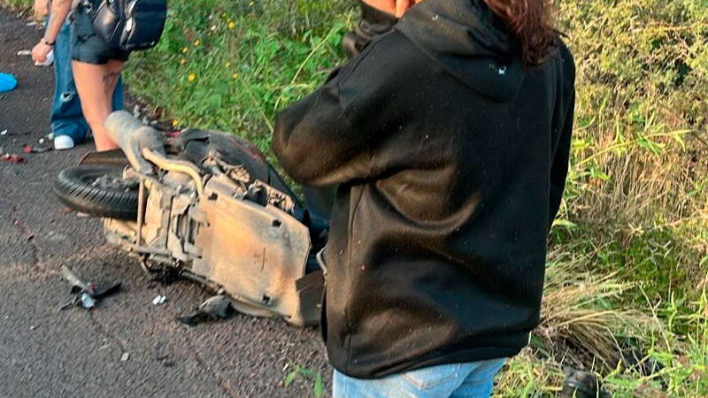 Choque de motos en Chavinda, Michoacán deja una mujer sin vida  