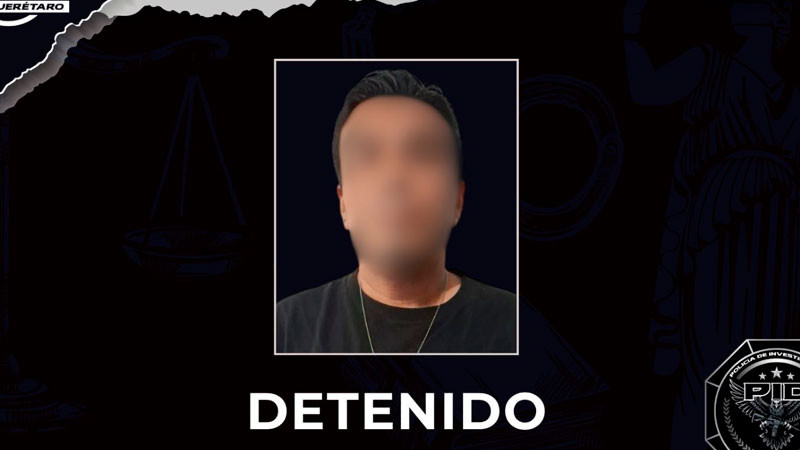 Una persona detenida y material para elaboración de documentación vehicular asegurado en Querétaro 