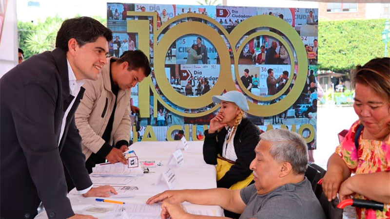 Gobierno de puertas abiertas: Zitácuaro alcanza 100 jornadas del Día Ciudadano 