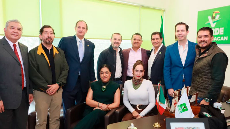 GPPVEM destaca unidad del Partido Verde para acompañar a Torres Piña 
