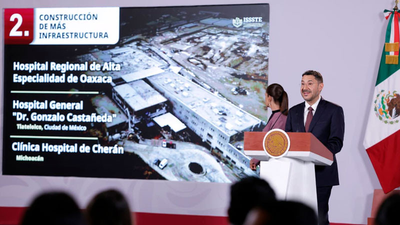 Martí Batres destaca nueva infraestructura y equipamiento del ISSSTE, a dos años del Segundo Piso de la Cuarta Transformación 