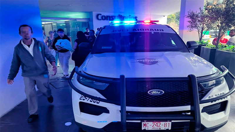 Guardia Civil auxilia a recién nacido con problemas respiratorios en la carretera Morelia-Pátzcuaro 