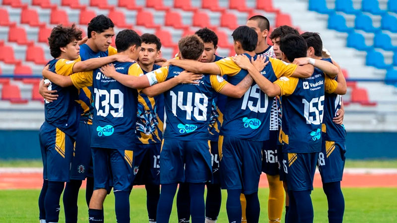 Atlético Morelia-UMSNH se queda con el liderato del grupo 9 de la Copa Promesas  