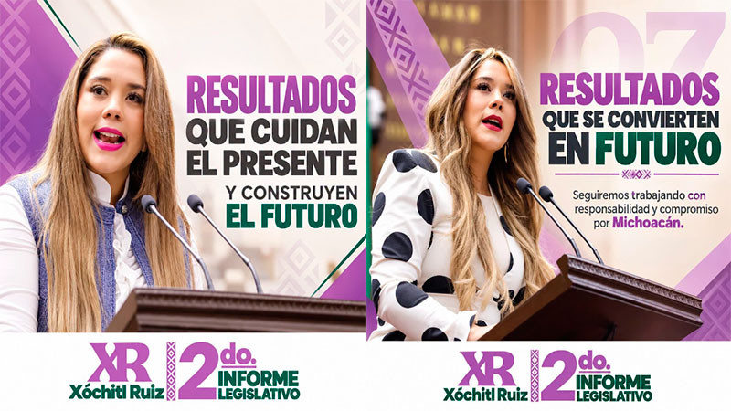 Salud, derechos, seguridad y desarrollo, ejes del segundo año legislativo de Xóchitl Ruiz 