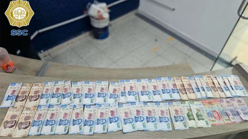 Detienen a trabajador del PRI tras ser sorprendido con 21 mil 700 pesos en efectivo 