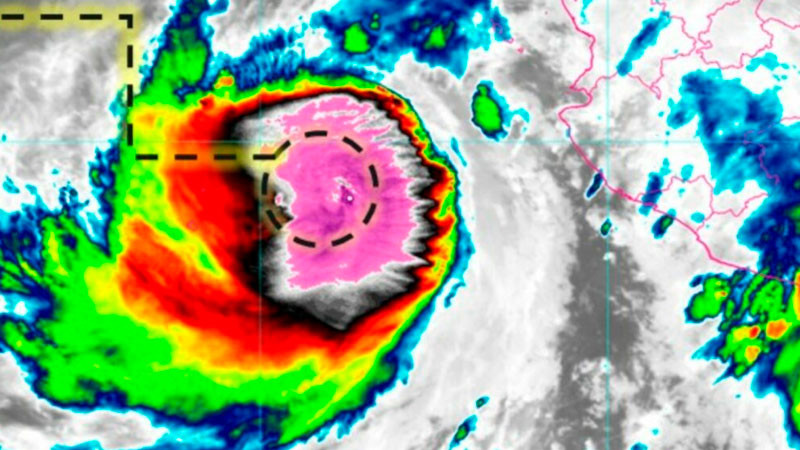 'Rachel' se intensifica a huracán categoría 2 en el Pacífico mexicano 