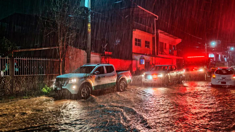 Reportan saldo blanco en Lázaro Cárdenas, Michoacán, tras paso de 'Rachel' 