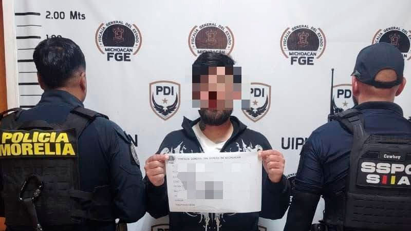 Policía Morelia detienen a sujeto en posesión de sustancias ilícitas 