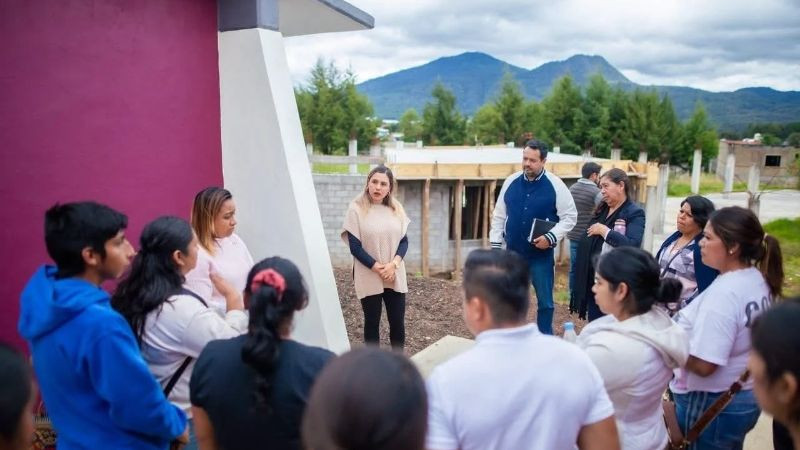 Dayana Pérez Mendoza supervisa avances del CAM en Santa Clara del Cobre 
