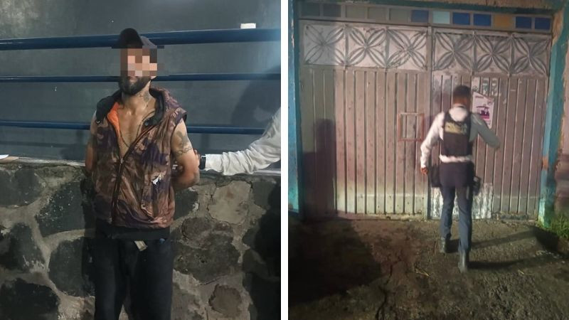 Detienen a hombre señalado por agredir a su familia en Morelia 