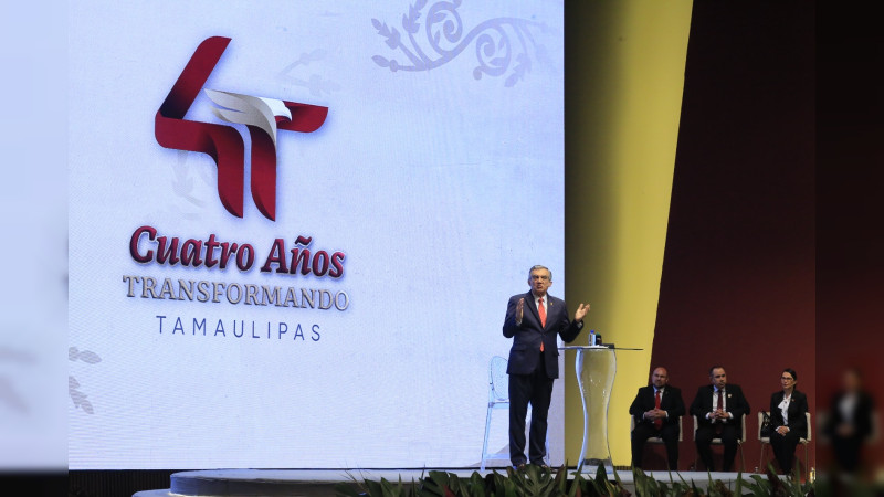 Por encima de las diferencias está Tamaulipas, destaca Américo Villarreal en su Cuarto Informe  